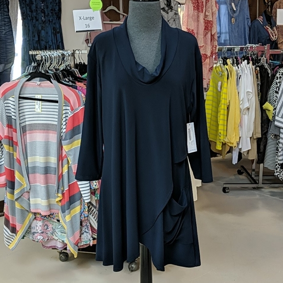 Sympli Tops - Sympli Cowl Neck Top Size 12